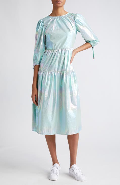 Hus Space Poplin Midi Dress