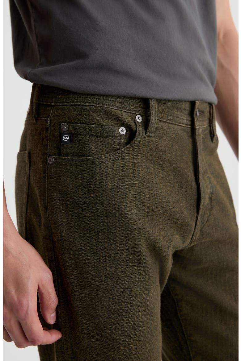 Everett Slim Straight Leg Jeans, Alternate, color, DIRTY OLIVE