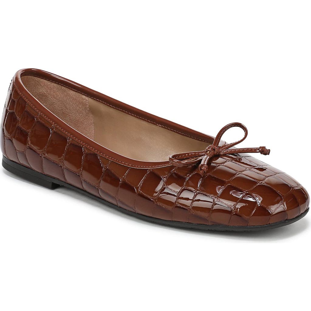 Sam Edelman Alie Ballet Flat In Burgundy