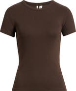 Nordstrom Ribbed Crewneck T-Shirt