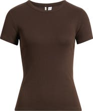 Nordstrom Ribbed Crewneck T-Shirt