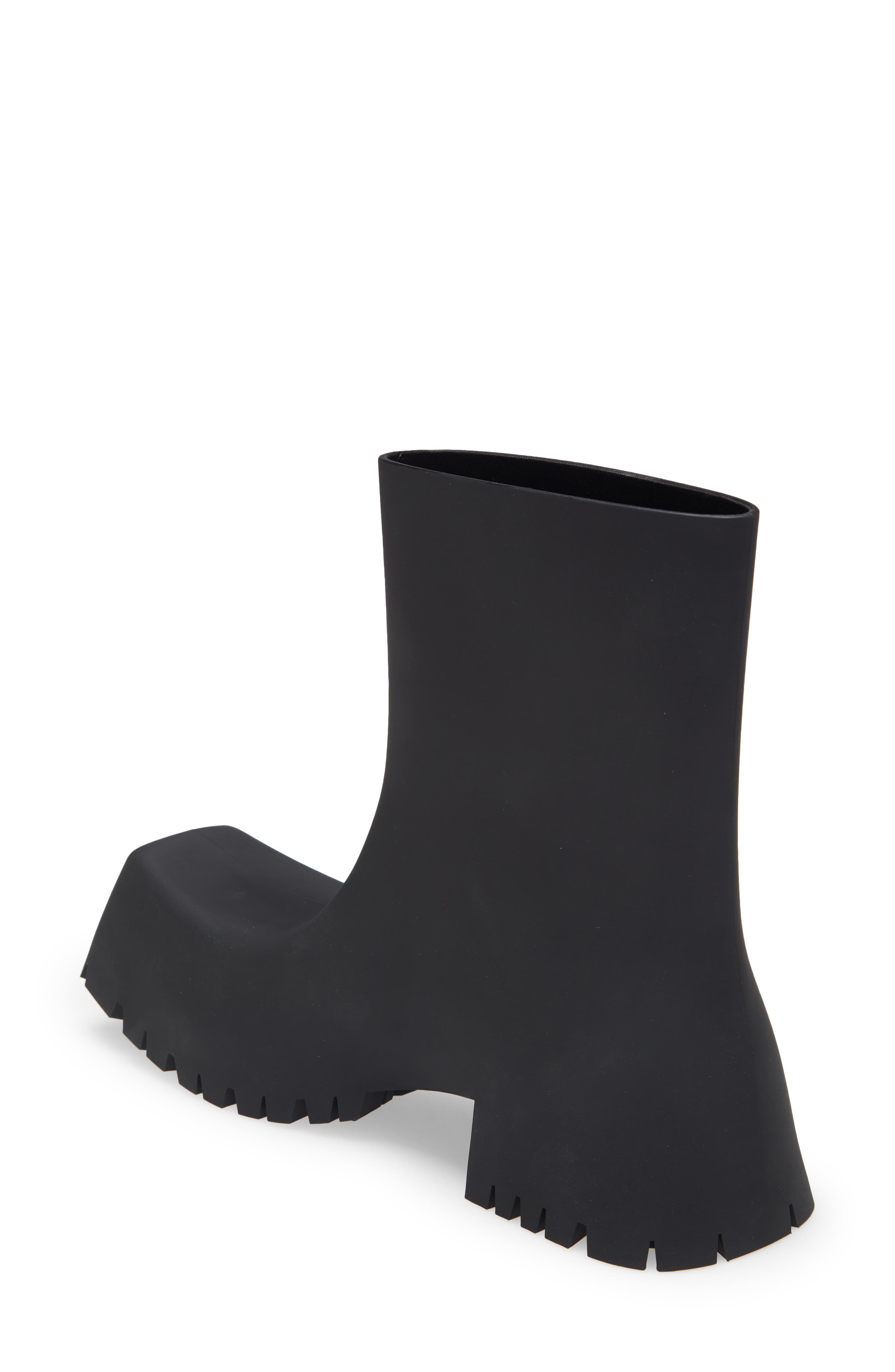 Balenciaga Trooper Rubber Boot, Alternate, color, 