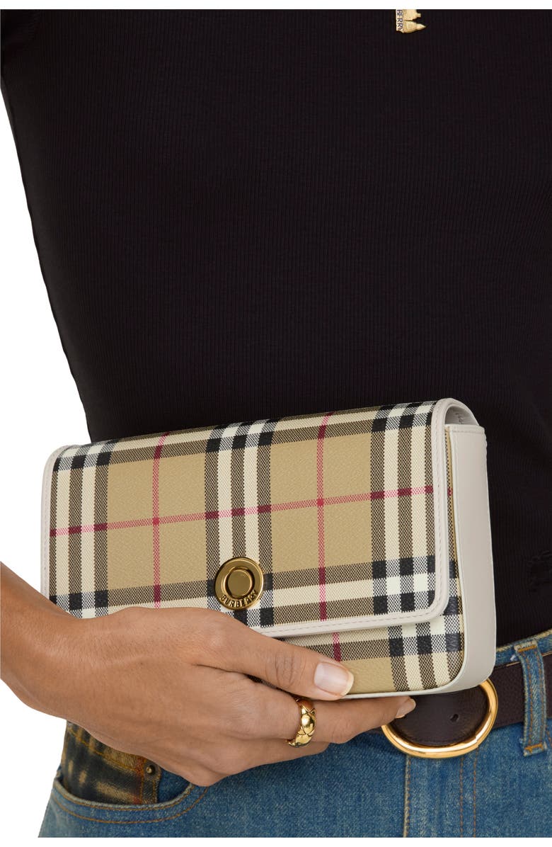 Burberry Hampshire Bag, Alternate, color, Archive Beige/Soap Beige