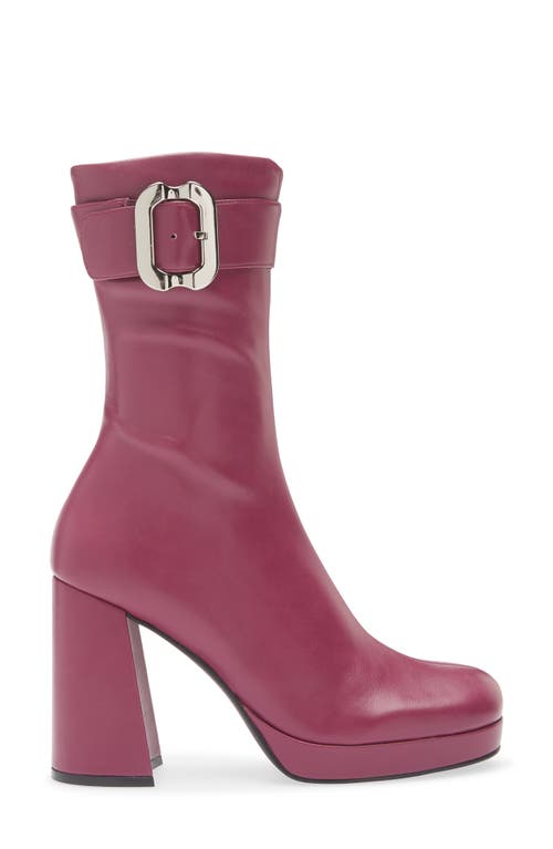 Jeffrey Campbell Bratty Block Heel Bootie In Multi