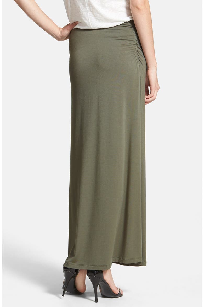 Caslon Convertible Maxi Skirt, Alternate, color, OLIVE GROVE