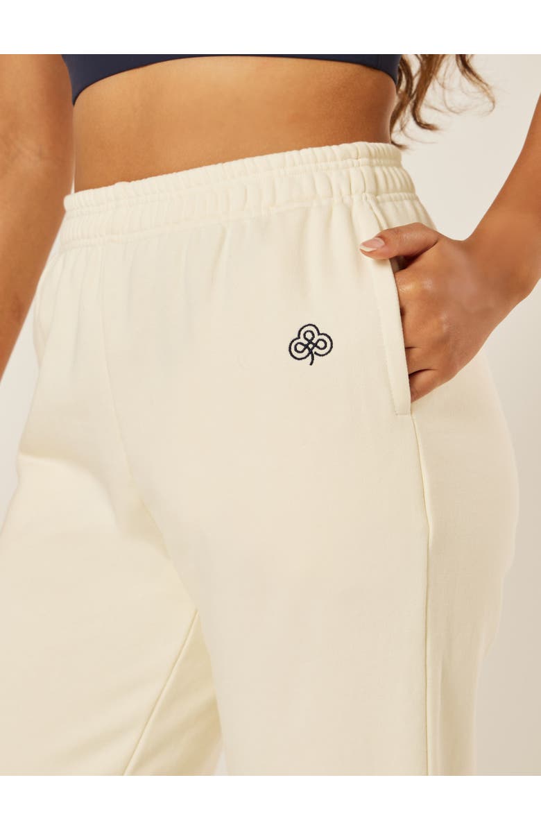 Be Athletica Varsity Athletica Cuffed Joggers, Alternate, color, Marshmallow