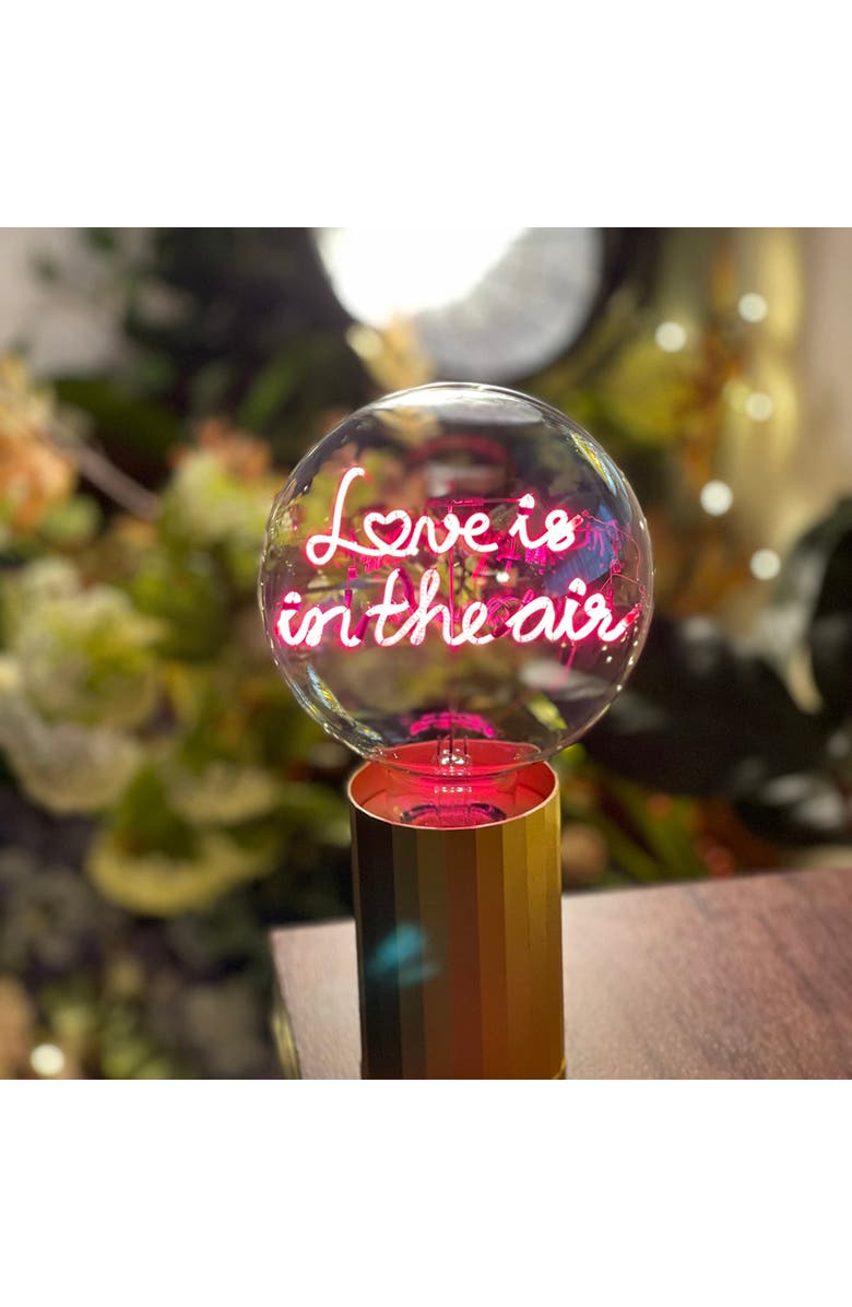 MITB Love Is In The Air Portable Table Lamp, Alternate, color, Gold