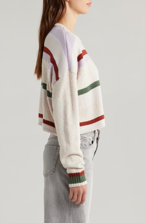 PACSUN PACSUN MARISSA STRIPE CROP SWEATER