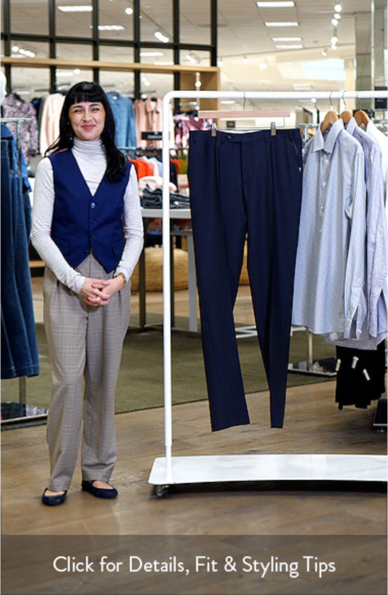 Siena Regular Fit Super 130s Wool Solid Dress Pants, sales video thumbnail