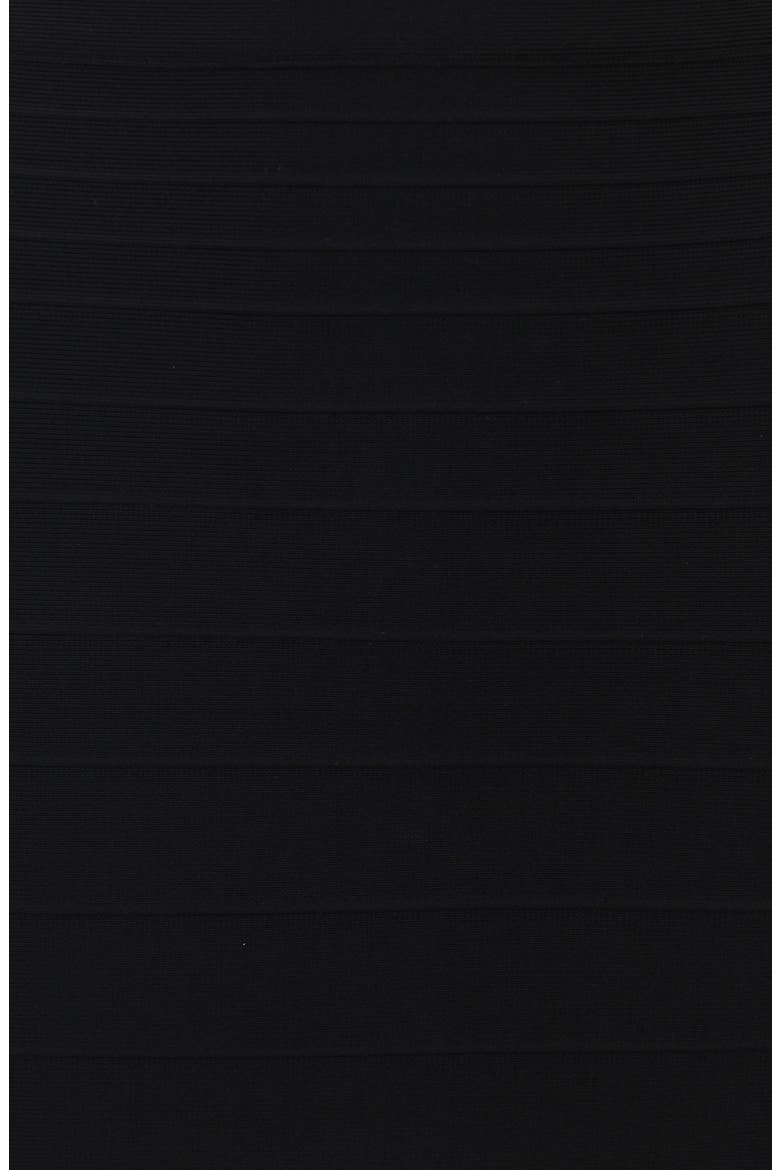 The Body Bandage Miniskirt, Alternate, color, BLACK