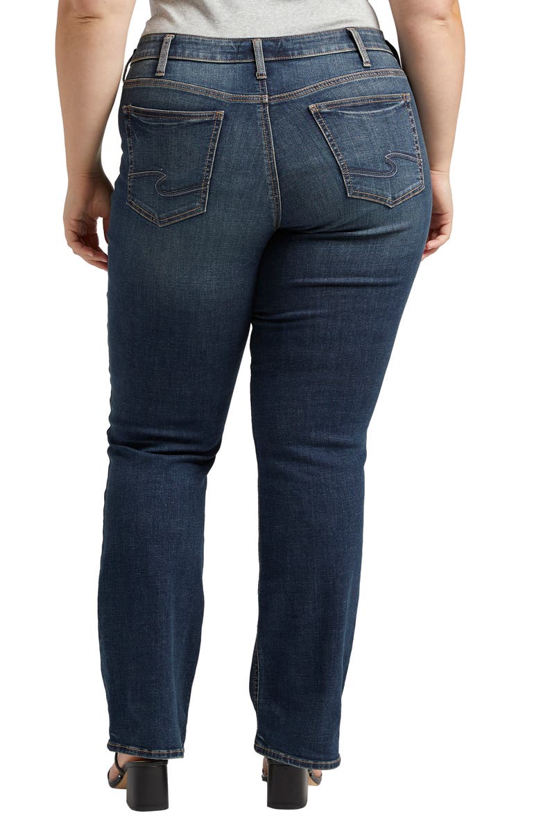 Silver Jeans Co. Suki Exposed Button Slim Fit Bootcut Jeans, Alternate, color, 