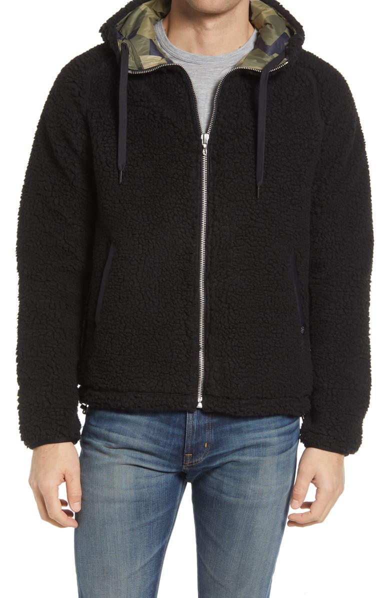 rag & bone Men's Tactic Hooded Fleece Jacket, Alternate, color, 