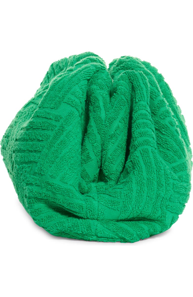 Bottega Veneta The Pouch Jacquard Terry Cloth Clutch, Alternate, color,