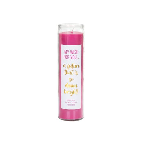 A Future That's Bright My Wish Candle Wax Pink 11.6 oz