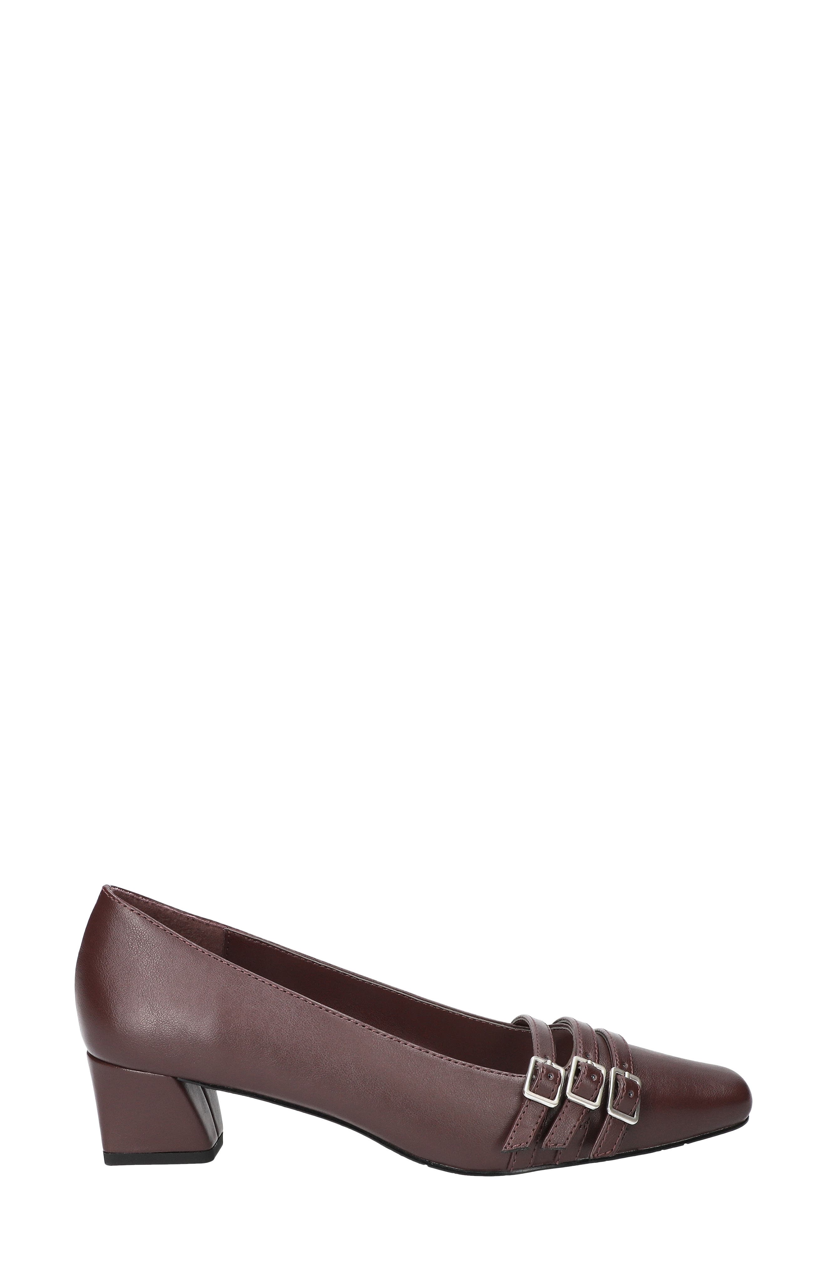 EASY STREET Enya Pump, Alternate, color, Burgundy