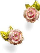 Bill Skinner Studio Vintage Rose Studs