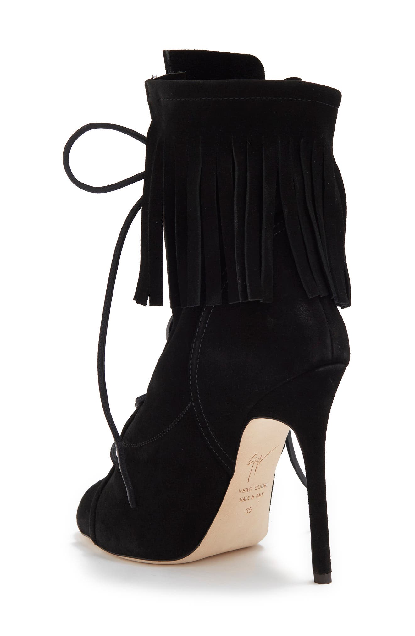 Giuseppe Zanotti Stiletto Bootie, Alternate, color, 