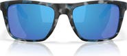 Costa Del Mar Mainsail 55mm Mirrored Polarized Rectangular Sunglasses