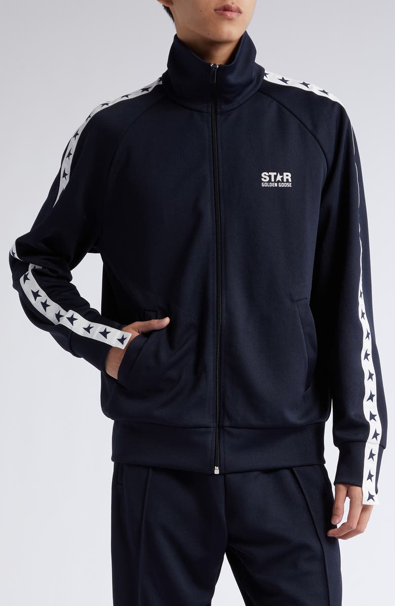 Golden Goose Star Logo Track Jacket, Main, color, 