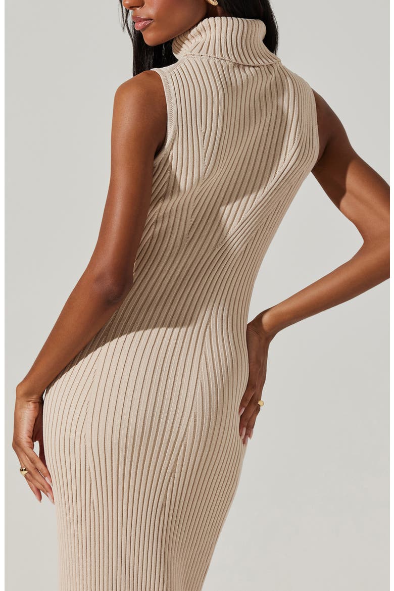 Channary Rib Midi Sweater Dress, Alternate, color, LIGHT TAUPE