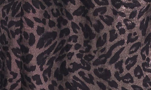 Vince Camuto Metallic Tie Waist Long Sleeve Maxi Dress In Black