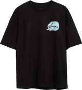 AMIRI Oversize Airbrush Logo Graphic T-Shirt