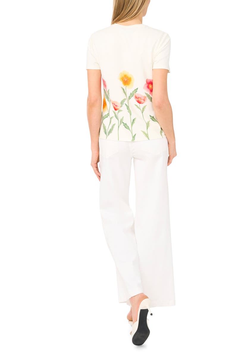 Ted Baker Willow Placed Floral Print Knit Top, Alternate, color, 