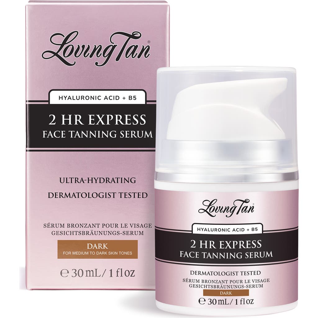 Loving Tan 2 Hr Express Face Tanning Serum In Dark
