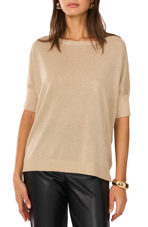 Metallic Knit Sweater