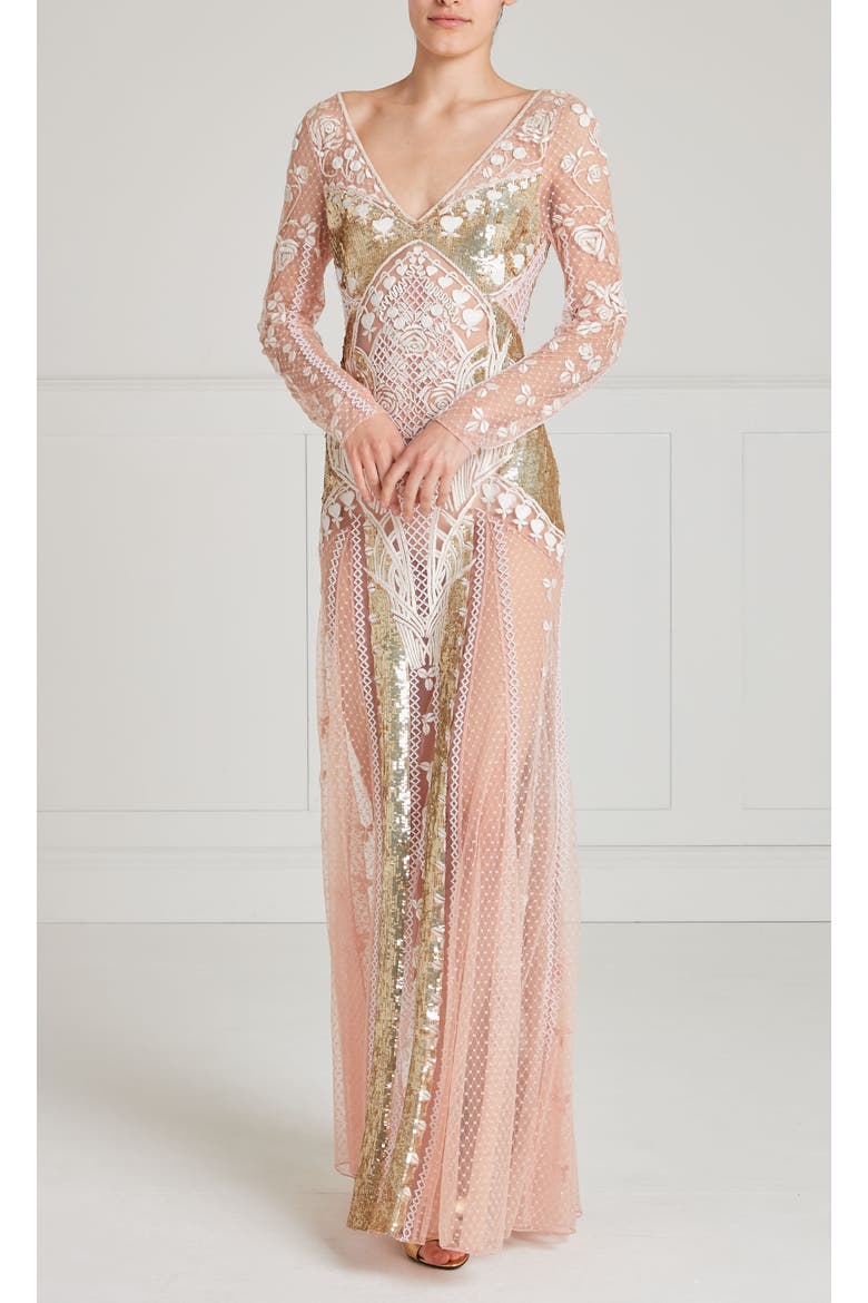 Gigi Dress, Alternate, color, Rose Gold