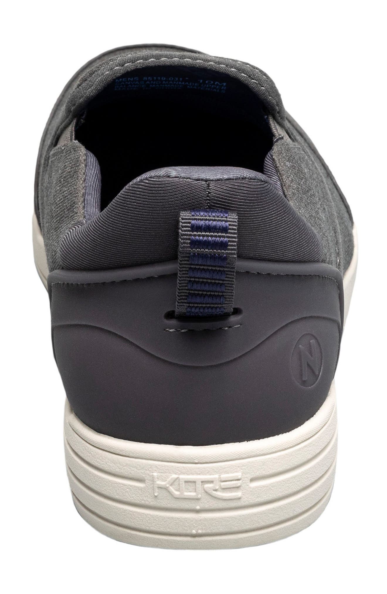 NUNN BUSH City Walk EZ Slip-On Sneaker, Alternate, color, Canvas Cement