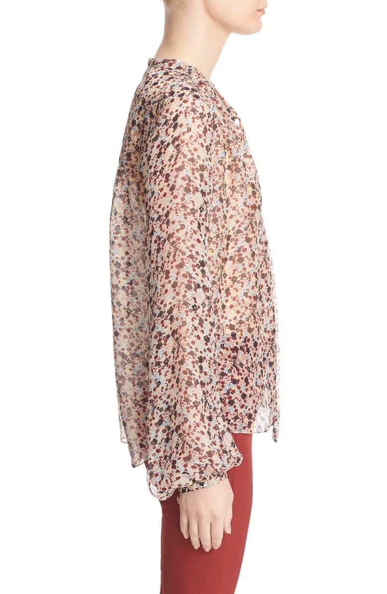 Theory Bernetta Silk Blouse, Alternate, color, 