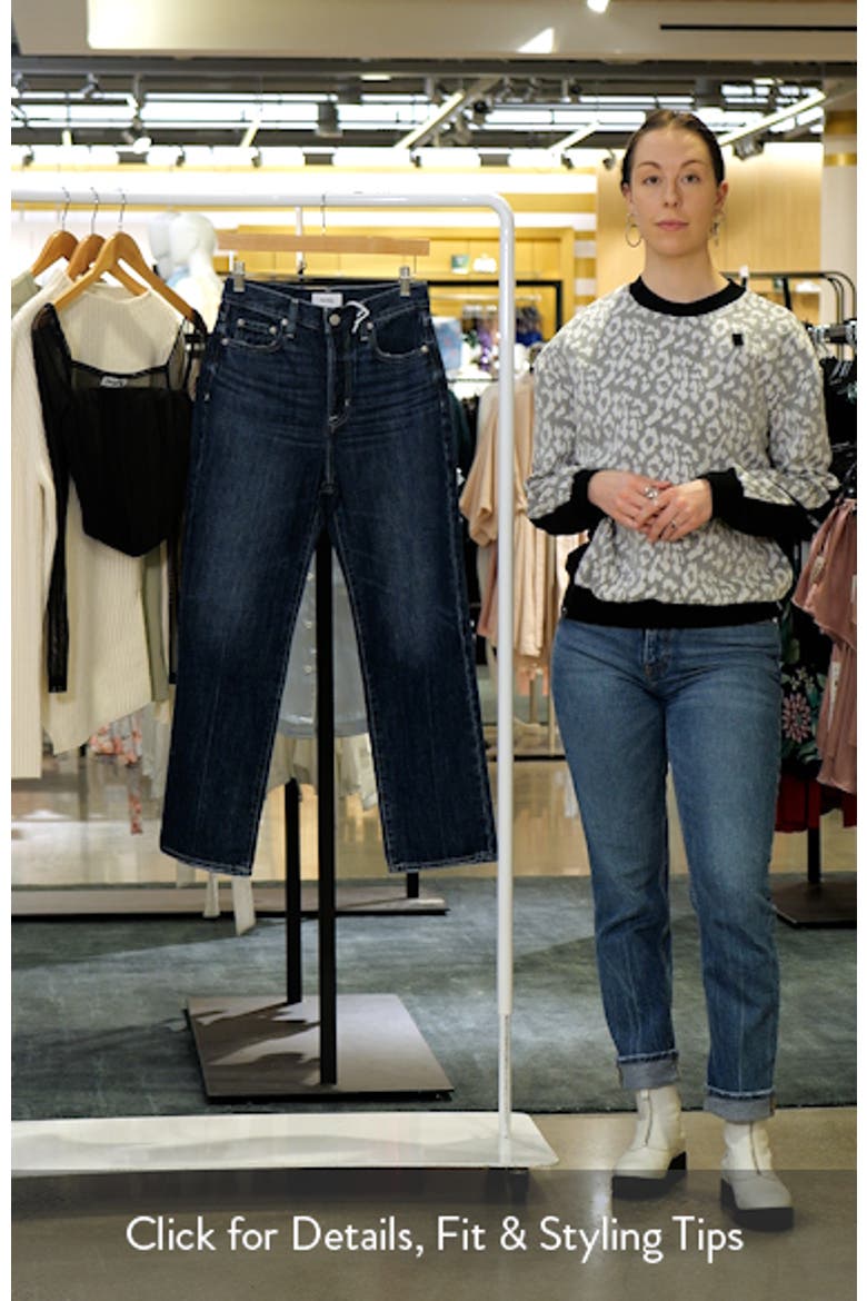 Cassie High Waist Straight Leg Jeans video