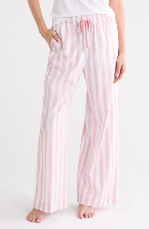 Cotton Poplin Pajama Pants