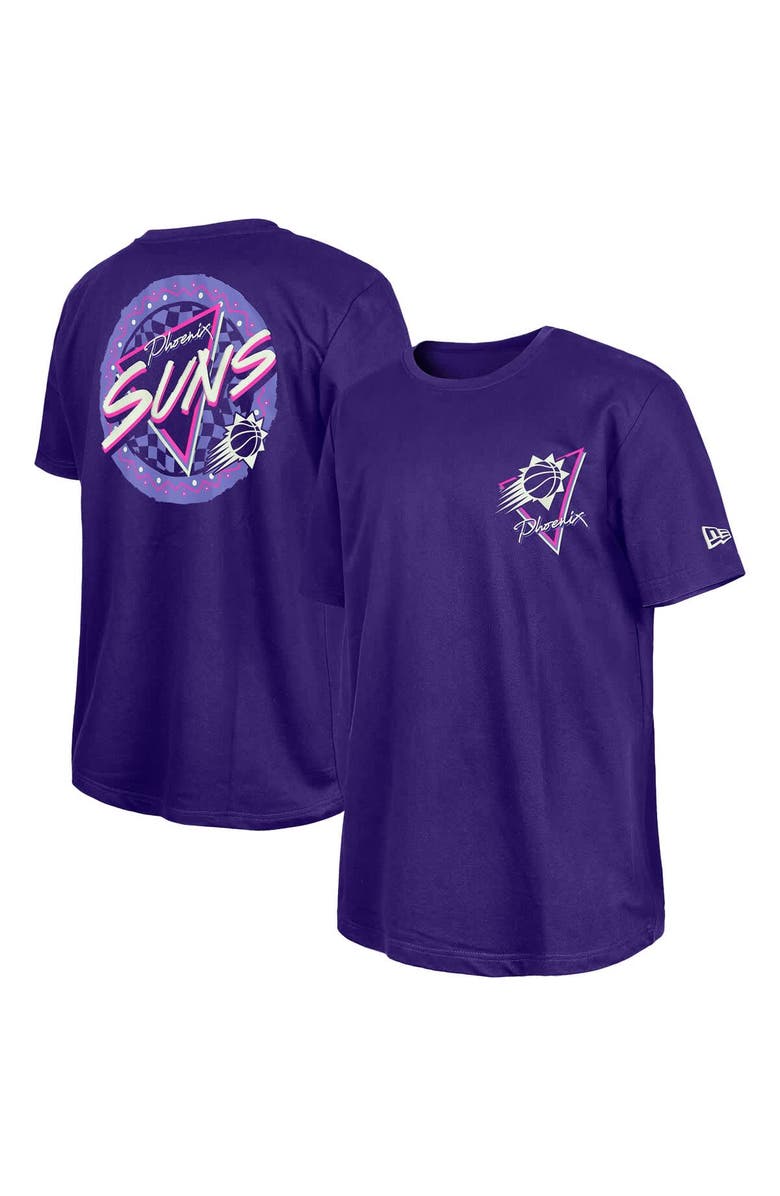 New Era Purple Phoenix Suns Glow-in-the-Dark T-Shirt, Main, color,