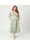  Green Gingham Print