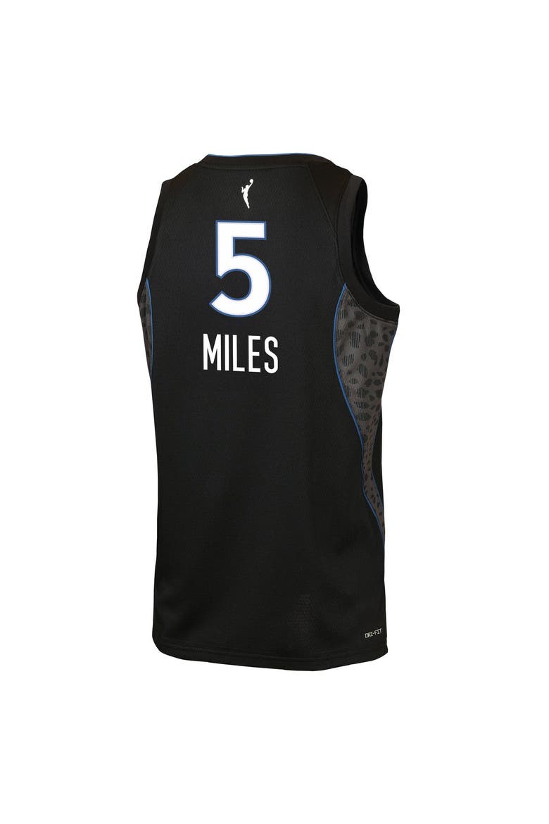 Youth Nike Olivia Miles Black Minnesota Lynx Victory Jersey - Rebel Edition, Alternate, color, Black