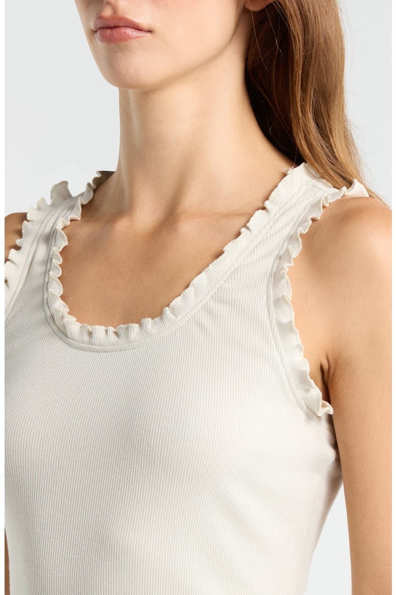 Ruffle Rib Tank, Alternate, color, BIRCH