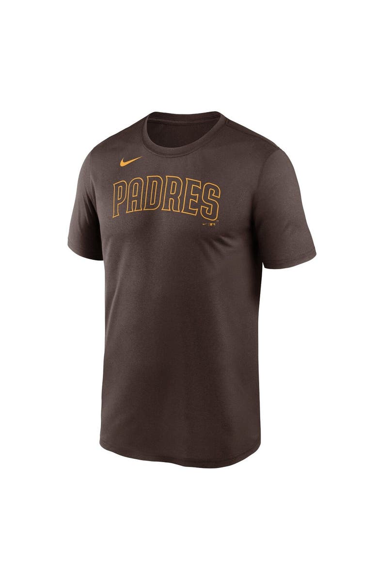 Nike Men's Nike Brown San Diego Padres New Legend Wordmark T-Shirt, Alternate, color,