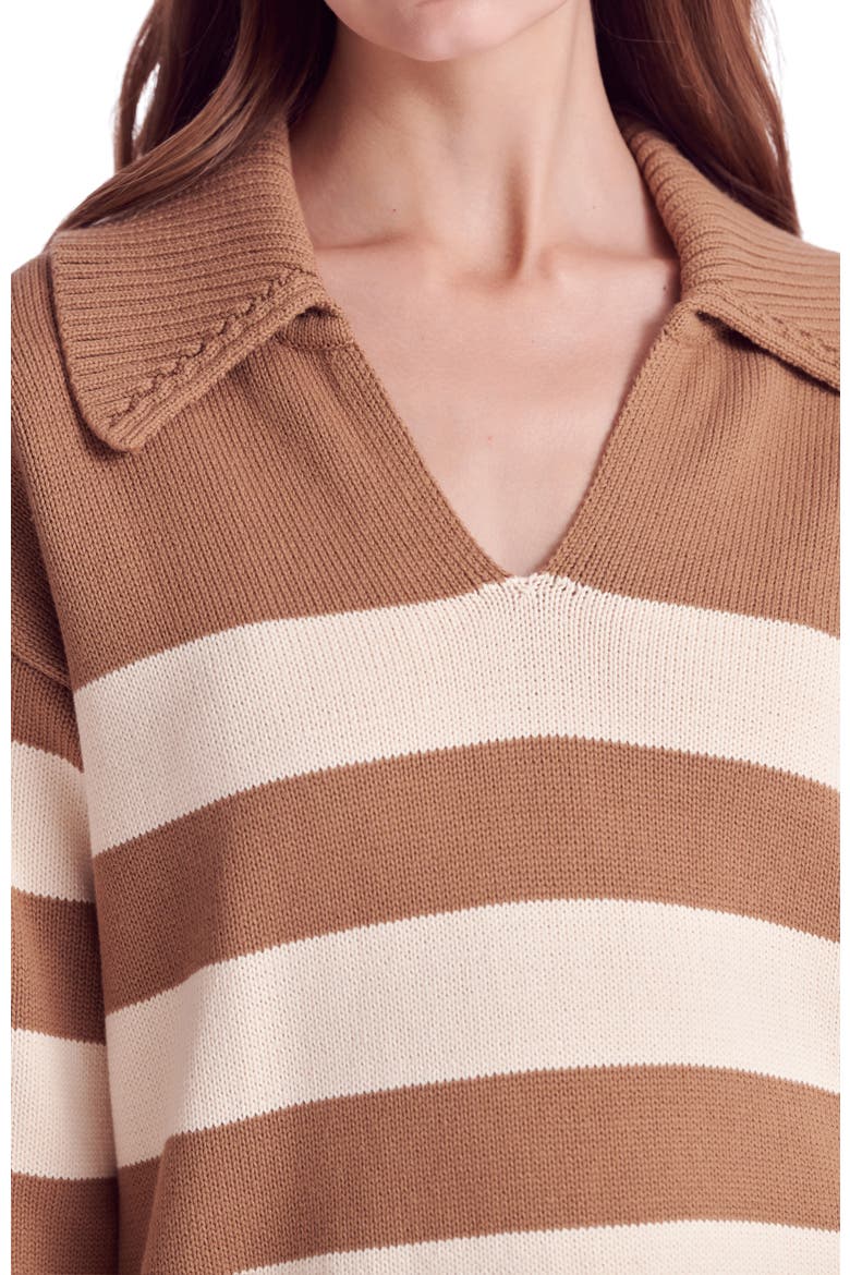 Mixed Media Long Sleeve Pleated Minidress, Alternate, color, CAMEL/ BEIGE