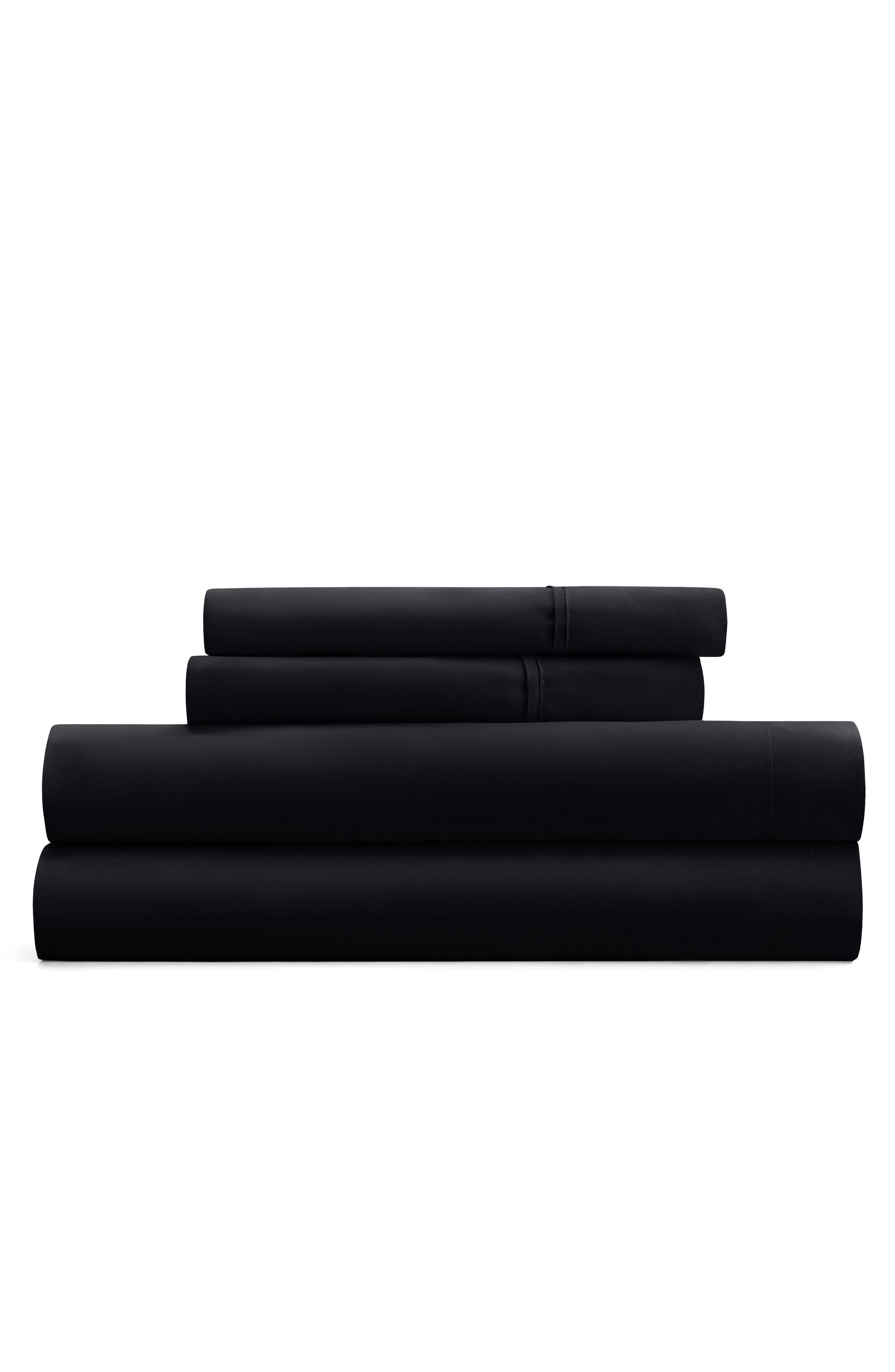Ienjoy Home Premium Ultra Soft 4-piece Bed Sheets Set In Black