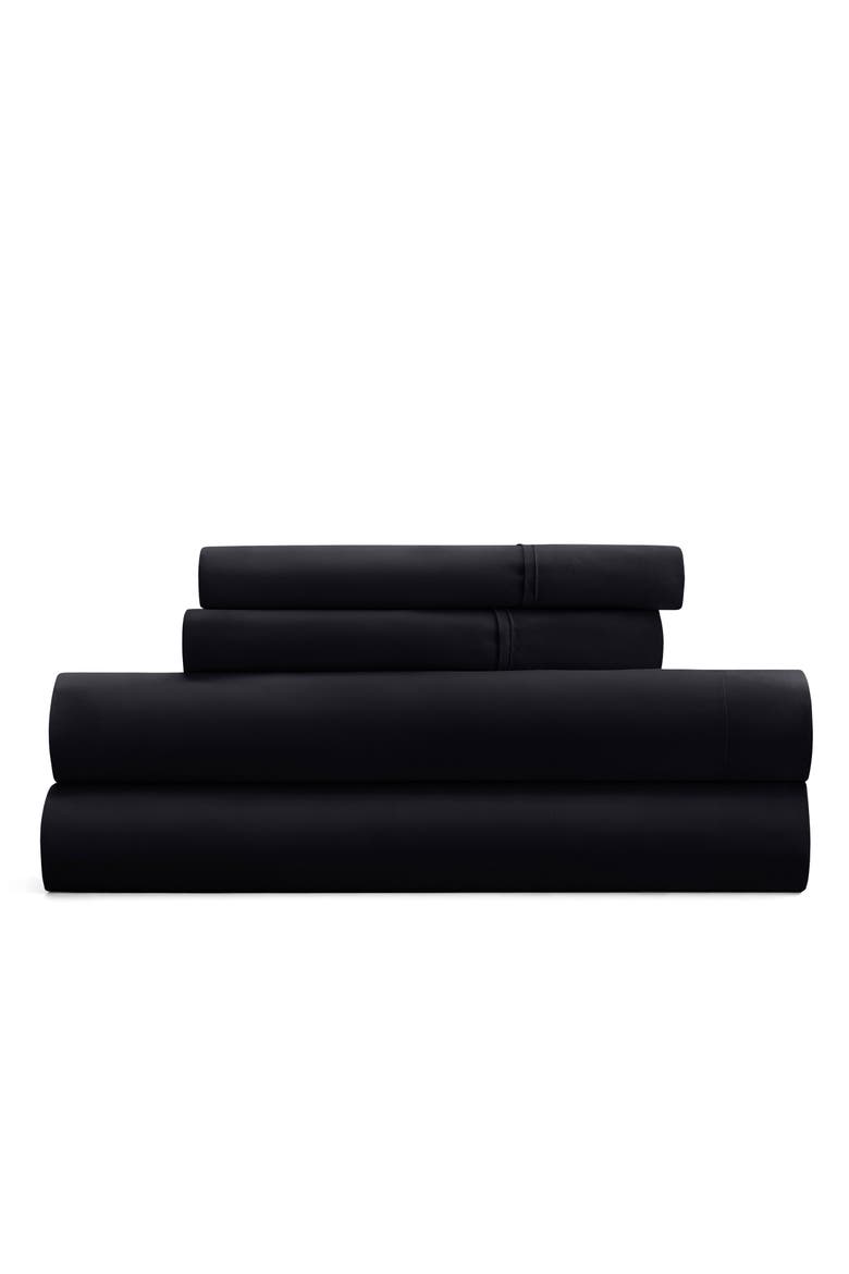 Premium Ultra Soft 4-Piece Bed Sheets Set, Main, color, BLACK