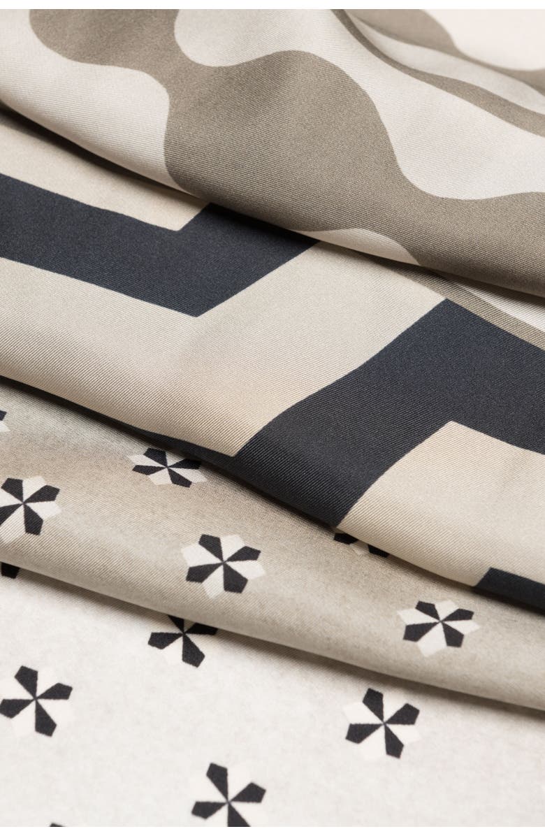 Elizabetta Atri - Large Silk Scarf, Alternate, color, Sand