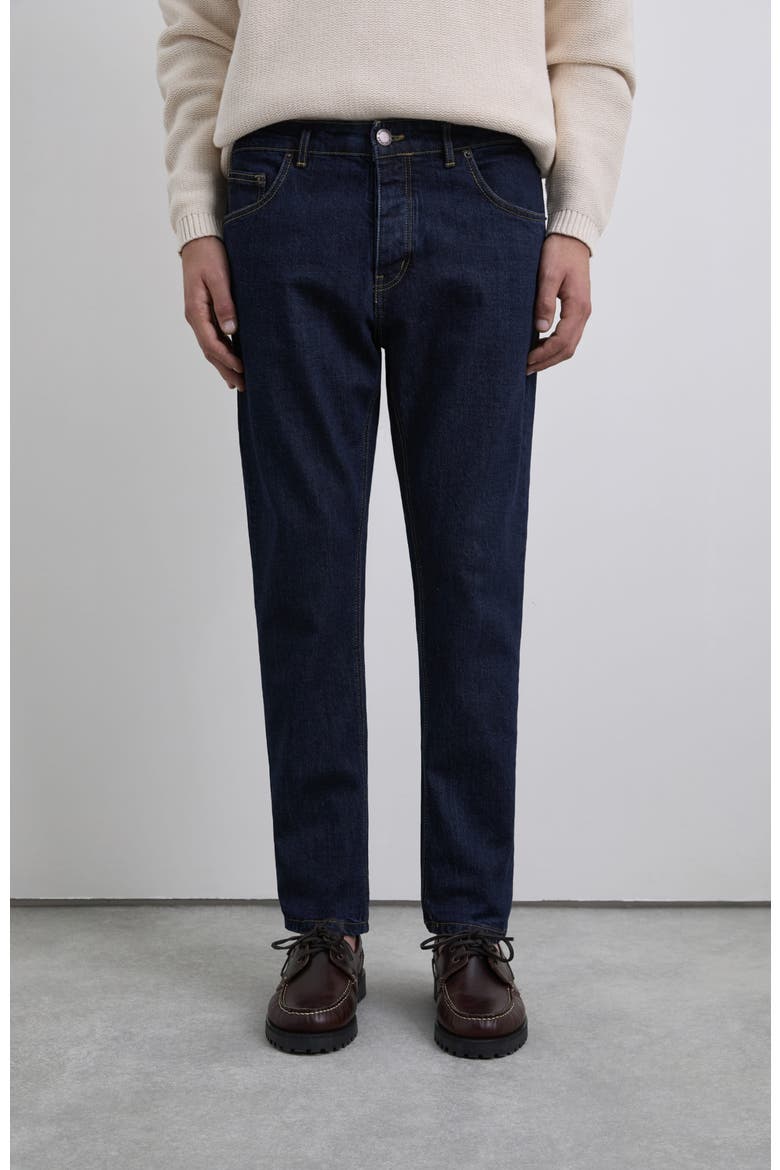 Slim Winter Jeans, Main, color, Darkblue
