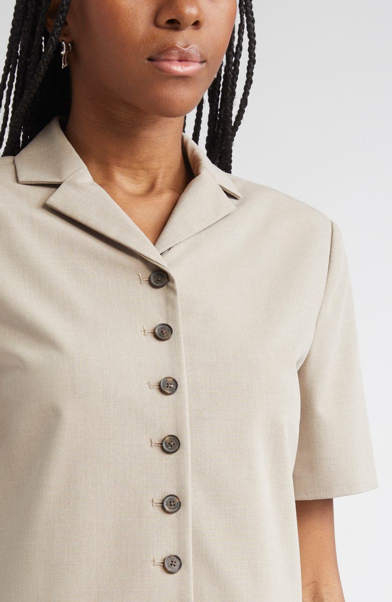 Sandy Liang Beverly Jacket, Alternate, color, Taupe