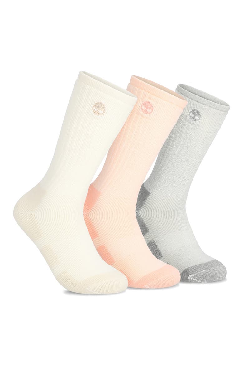 Fully Cush Assorted Pack of 3 Boot Socks, Main, color, CREAM ASSORTED