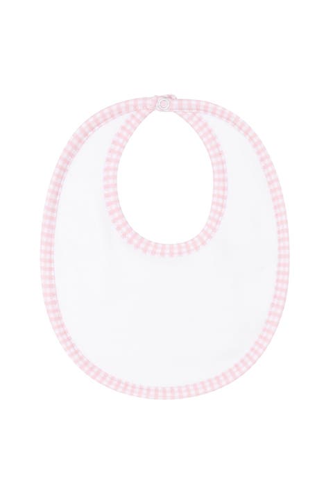 Pink Gingham  Bib - Baby