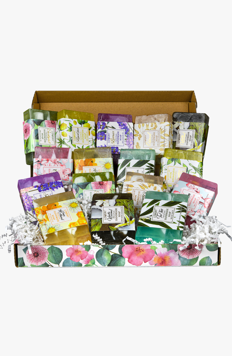 Lovery Handmade 8-Piece Luxury Soap Set, Main, color, Multicolor
