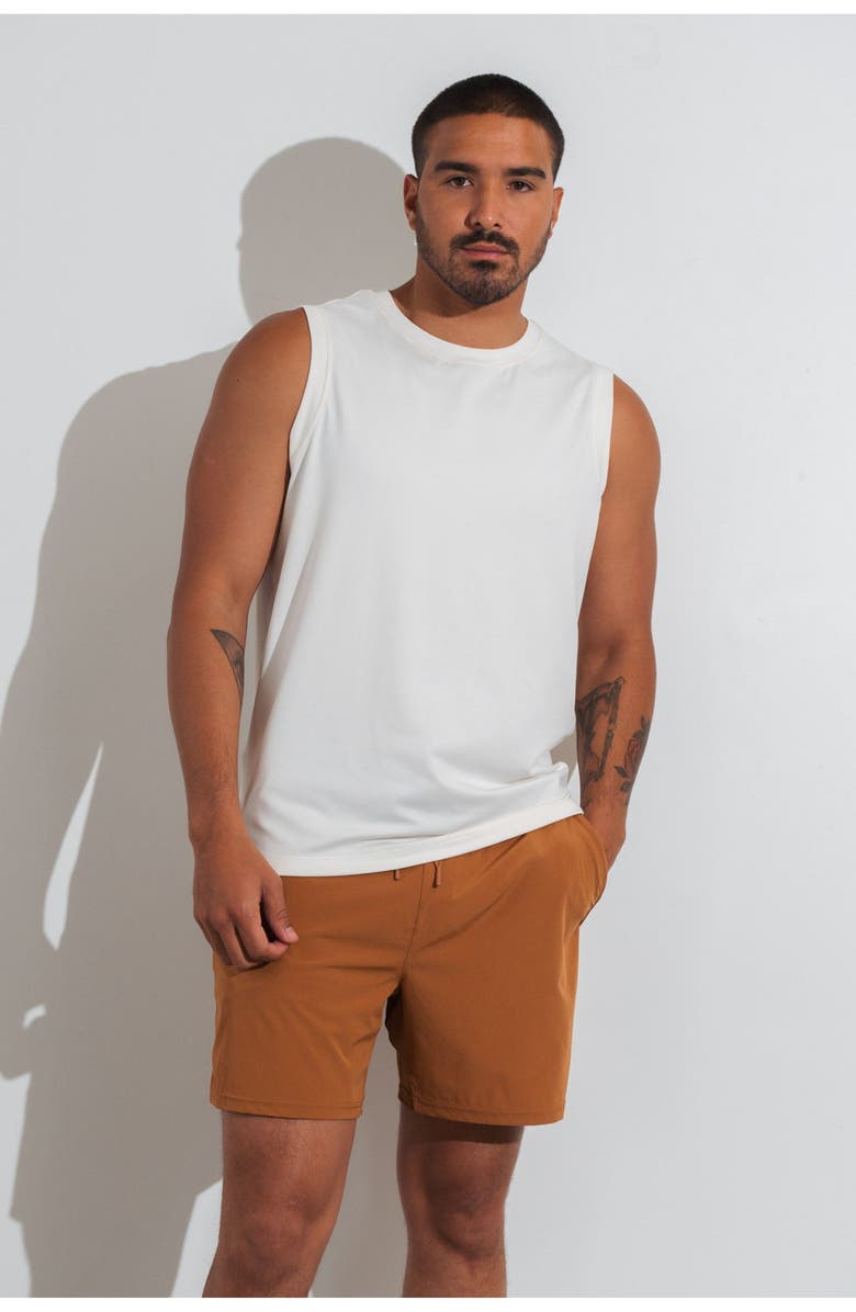 Vitality Motive Crew Tank, Main, color, Oat