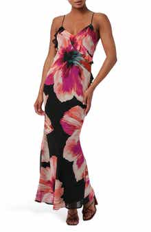 Lulus Sawyer Bold Floral Maxi Dress